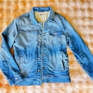 NWOT - Faherty Stretch Terry Trucker Jacket - Mens Medium